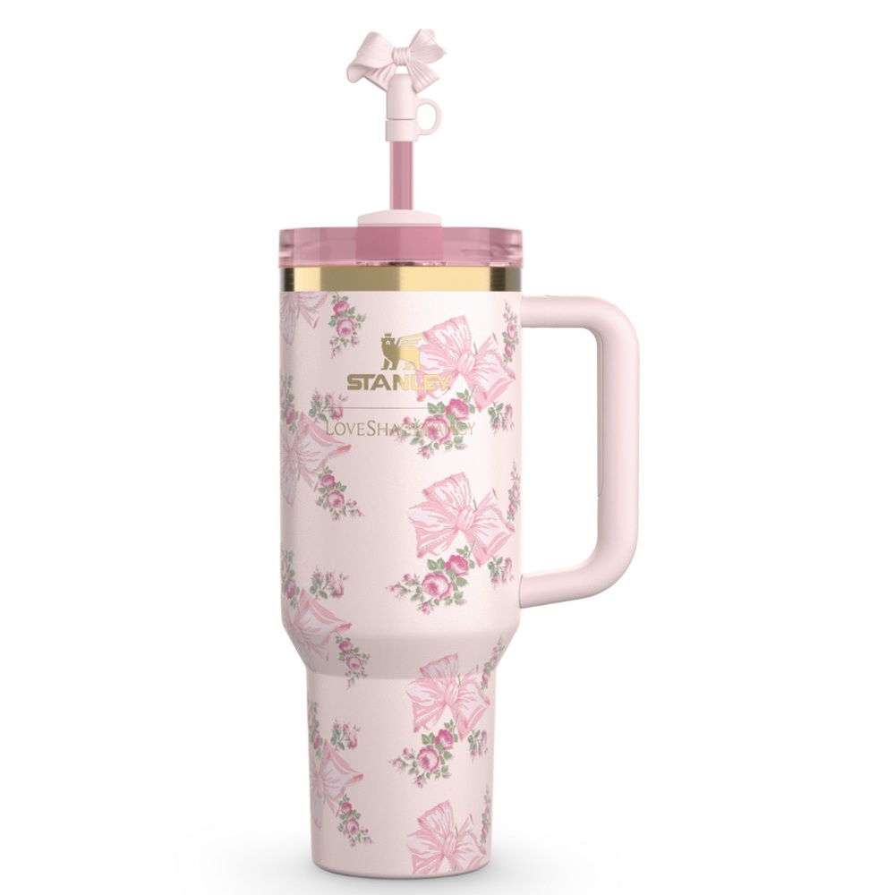 The Stanley x LoveShackFancy Holiday Quencher 40 oz